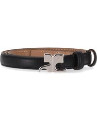 Courreges - Gürtel Ac Leder 15 mm - Lyst