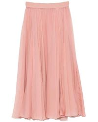 Dolce & Gabbana - Midi-Plooirok - Lyst