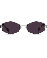 Marc Jacobs - Zonnebril Marc 496/s Air Gme Bruin/paars Dames Met Ketting - Lyst