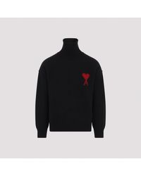 Ami Paris - Ami Adc Trui Met Trechterhals - Lyst