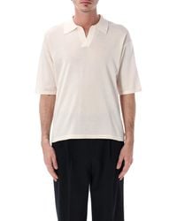 Roberto Collina - Cotton Crêpe Polo - Lyst