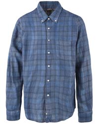 Aspesi - Shirts Avion Blauw - Lyst