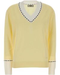 Fendi - Wool Blend Sweater - Lyst