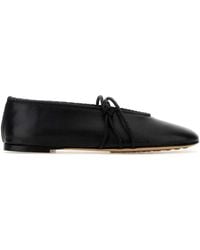 Bottega Veneta - Leather Mary-Jane Ballerinas - Lyst