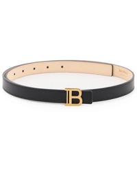 Balmain - Leather B-Belt Waist - Lyst