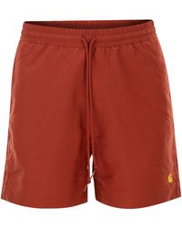 Carhartt - Beach Shorts With Logo - Lyst
