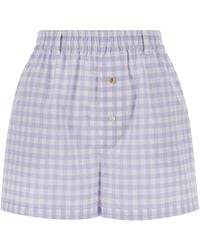 Moschino - Gingham Shorts - Lyst