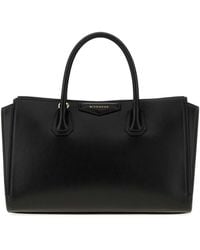 Givenchy - Leather Small Antigona Catchall Handbag - Lyst