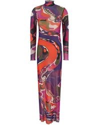 PUCCI - Tule Jurk - Lyst