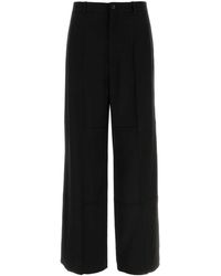 Balenciaga - Twill Wide-Leg Pant - Lyst