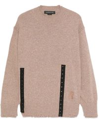 FEDERICO CINA - Corset Distressed Crewneck - Lyst