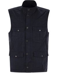 Barbour - Casual Corbridge Katoenen Vest - Lyst