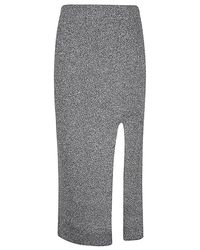 Circus Hotel - Viscose Midi Rok - Lyst