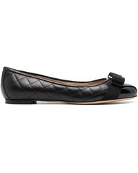Ferragamo - Ballerines Varina Matelassées - Lyst