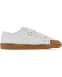 Saint Laurent - Leather Greenwich Sneakers - Lyst