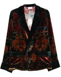 Pierre Louis Mascia - Single Breasted Blazer Jacket - Lyst