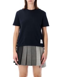 Thom Browne - T-shirts En Polo's Blauw - Lyst