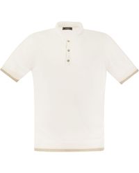 Peserico - Linen And Cotton Yarn Jersey - Lyst