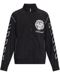 Off-White c/o Virgil Abloh - Graphic Print Jacket - Lyst