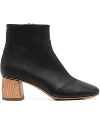 Forte Forte - Nappa Leather Anckle Boots Shoes - Lyst