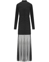 Twinset - Plumetis Long Dress - Lyst