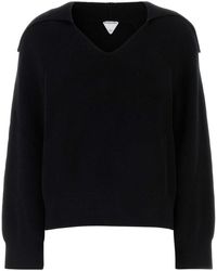 Bottega Veneta - Stretch Cotton Blend Polo Shirt - Lyst