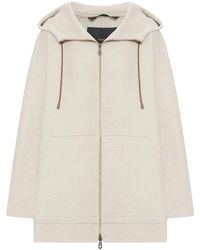 Max Mara - Double-Layer Pure Cashmere Sweatshirt Coat - Lyst