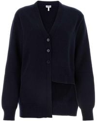 Loewe - Midnight Cashmere Cardigan - Lyst