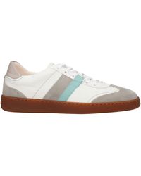 Ferragamo - Sneakers Garda Herren Leder weiß/grau - Lyst
