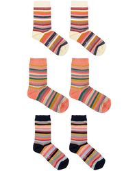 Paul Smith - Sokken Met Patroon (Set Van Drie) - Lyst