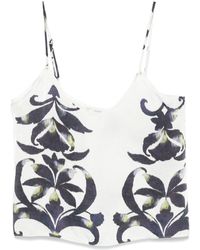 Forte Forte - Top Met Bloemenprint - Lyst