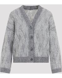 Peserico - Grigio Eclisse Cardigan - Lyst