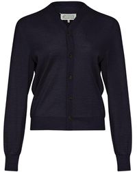 Maison Margiela - Wool V-Necked Cardigan - Lyst