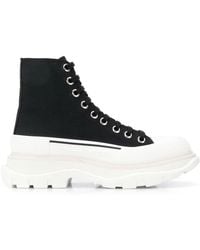 McQueen - Tread Slick Ankle Boots - Lyst