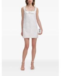 Self-Portrait - Selbstporträt weißes Mini -Kleid - Lyst