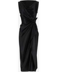 Stephan Janson Happy Silk Long Dress in Blue | Lyst