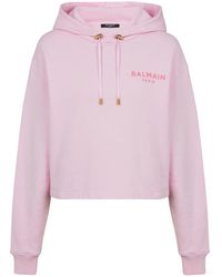 Balmain - Stroomde Paris Sweatshirt - Lyst