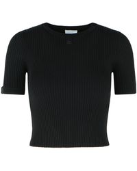 Courreges - Viscose Blend T-Shirt - Lyst