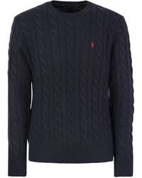 Polo Ralph Lauren - Plaited Cotton Jersey - Lyst