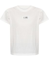 MM6 by Maison Margiela - Logo T Shirt - Lyst