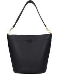 Tory Burch - E Umhängetaschen McGraw Damen Leder schwarz - Lyst