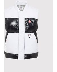 CASABLANCA - Color-Block Down Vest With Stand-Up Collar - Lyst