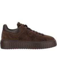 Hogan - Platschoenen Bruin - Lyst