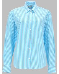 MC2 Saint Barth - Striped Cotton Shirt For - Lyst