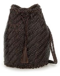 Dragon Diffusion - Borsa "Pompom Double Jump Tan" - Lyst
