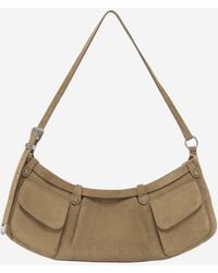 Pinko - Shoulder Bag Pocket Body Suede - Lyst