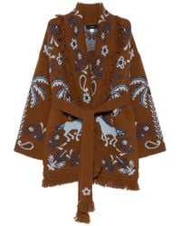 Alanui - Island Roots Wool Cardigan - Lyst