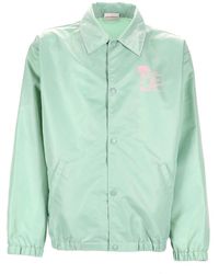 Drole de Monsieur - Nylon Snap-Front Coach Jacket - Lyst