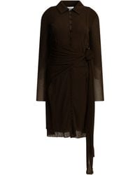 Ganni - Short Chemise Dress - Lyst