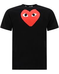 COMME DES GARÇONS PLAY - Comme Des Garçons Spelen "mega Heart" T -shirt - Lyst